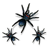 Kit 03 Enfeite Mural Aranha Decoração Festa Halloween Terror