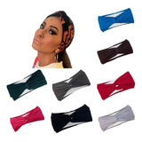 Kit 03 Faixa Turbante Aberto Headband Skincare Promoçao Moda