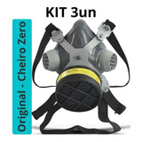 Kit 03 Mascara Respirador Produto Quimico