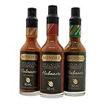 Kit 03 Molho De Pimenta Habanero Mendez 60ml Vidro Sabores