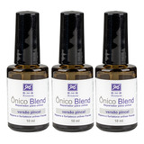Kit 03 Ônico Blend Fortalecedor De Unha 10ml Rhr Cor Incolor