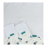 Kit 03 Paninhos De Boca Para Bebê Fralda 100 Algodão