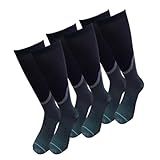 Kit 03 Pares Meias Masculina Compressivas Selene Compressão Cor Preto Tamanho 34 39