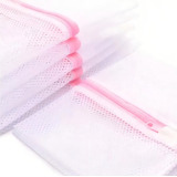 Kit 03 Saquinhos De Lavar Roupas Delicadas Intimas 30x40cm
