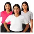 Kit 03 T Shirt Feminina Básica Gola V Algodão Premium 