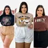 Kit 03 T Shirt Plus Size Camiseta Feminina Blusa Estampada