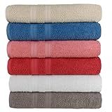 Kit 03 Toalhas De Banho Felpuda Banhão Gigante Soft 500g 80x150cm 430g-m- 100- Algodão Alta Absorção Pousada - Sortido
