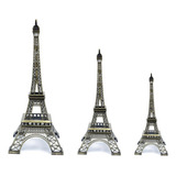 Kit 03 Torre Eiffel Paris Premium Decoração Enfeite Casa