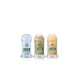 Kit 03 Unidades De Desodorantes Cristal 60g Cada