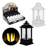 Kit 03 Vela Decorativa Lâmpada Led Luminária Lampião Vintage