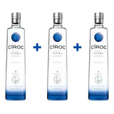 Kit 03 Vodka Ciroc Tradicional 750ml