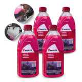 Kit 04 Aditivo Arrefecimento Radiador Wurth Fluido Organico