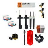 Kit 04 Amortecedor Suporte Morcego Bucha Pivô Corsa Classic