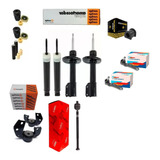 Kit 04 Amortecedor Suporte Morcego Bucha Pivô Corsa Classic