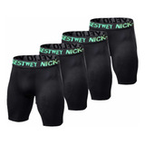 Kit 04 Bermudas Shorts Academia Musculação Treino Fitness