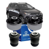 Kit 04 Buchas Bandeja Balança Dianteira Rav4 2013 2014 2015