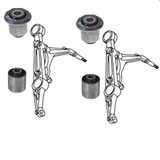 Kit 04 Buchas Braço Inferior Dianteiro Civic 96 97 98 99 00