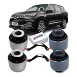 Kit 04 Buchas Do Braço Curvo Traseiro Tiggo 8 2019 2020 2021