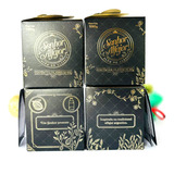 Kit 04 Caixas senhor Alfajor presente 02chocolate 01branco