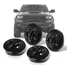 Kit 04 Calotinha Central Roda Dodge Ram Preta Original 60mm