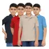 Kit 04 Camisa Polo Juvenil Infantil Premium Piquet Casual