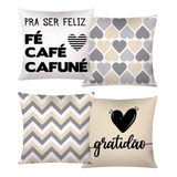 Kit 04 Capa De Almofada 42x42 Decorativa Modern Print
