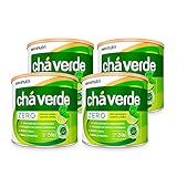 Kit 04 Chá Verde Solúvel Zero Calorias Limão 250g Maxinutri