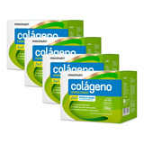 Kit 04 Colágeno Hidrolisado 30 Saches Uva Verde Maxinutri