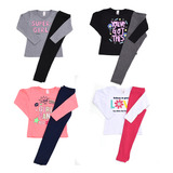 Kit 04 Conjunto Menina