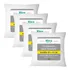 Kit 04 Enchimento Almofada Refil 45x45 Fibra 100  Siliconada