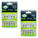 Kit 04 Facas Laminas Para Plaina Elétrica Makita Pb 82 Hss