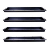 Kit 04 Formas Capa Muro Reto Pingadeira 80x17x03cm Fp163