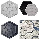 Kit 04 Formas Sextavada Estriada Desenhada 25x25x6 Bloquete