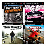 Kit 04 Jogos Tony Hawk's Coleção Playstation 2 Ps2