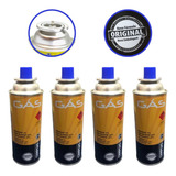 Kit 04 Latas Refil Gás Butano Campgás P Fogareiro Maçarico