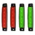 Kit 04 Luz Navegação 6 Leds Verde Vermelha Barco Lancha Iate