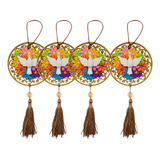 Kit 04 Mandala Divino Porta Parede Quadro Promoção Atacado