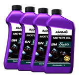 Kit 04 Óleos Motor 0w20 Sn Sintético 1l Original Radnaq
