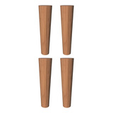 Kit 04 Pés Palito 25cm Para Mesas Buffet Puff Aparadores 