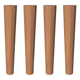 Kit 04 Pés Palito 45cm Para Mesas Buffet Puff Aparadores 
