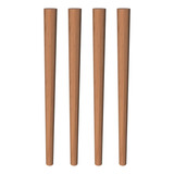 Kit 04 Pés Palito 60cm Para Mesas Buffet Puff Aparadores 