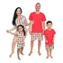 Kit 04 Pijamas Família Combinando Infantil Adulto Malha