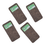 Kit 04 Placas De Fibra De Coco Tutor Trepadeiras Orquídeas