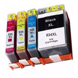 Kit 04 Tinta Top Para Officejet 6230 6830 Mod 934xl E 935xl