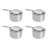 Kit 04 Und Queimador Inox Fundo Para Rechaud Ravinox 000030