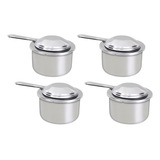Kit 04 Und Queimador Inox Fundo Para Rechaud Ravinox 000030