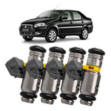 Kit 04 X Bico Injetor Siena 1 4 8v Tetraful Gnv 50104502