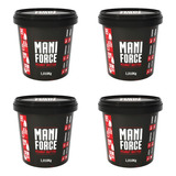 Kit 04x Pasta De Amendoim Maniforce Cremosa 100 1 Kg