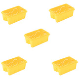 Kit 05 Caixa De Embutir 4x2 Luz Parede Tramontina Reforçada
