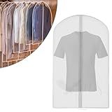 Kit 05 Capa Protetora Roupas Vestidos Ternos Com Ziper